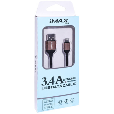 Кабель iMAX 2 m apple Lightning 3.0 black (BS-000038425)