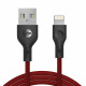 Кабель Veron LV07 Lightning USB (2.1A) (1m) Red (BS-000063785)