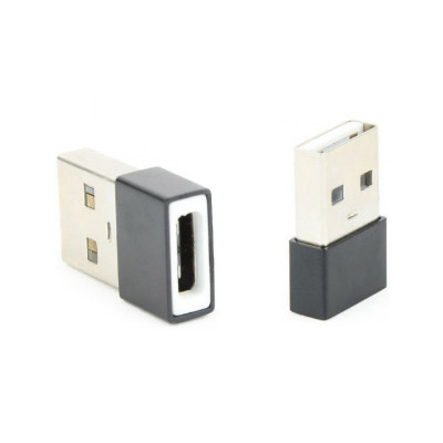 Адаптер USB Type A Male - Type C Female Cablexpert TA-1 Silver