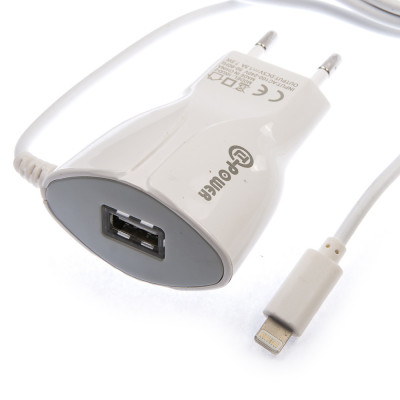 Сетевое зарядное (СЗУ) QLT-POWER HXUD-4 Type-C 1 USB White (6101455)