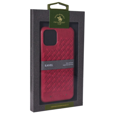 Чехол Polo Leather Case для iPhone 11 Ravel Garnet (BS-000067362)
