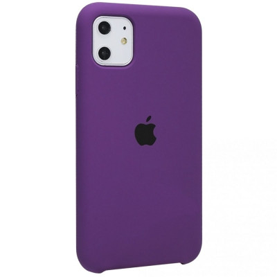 Чехол-накладка для iPhone 11 TTech Original Silicone Series Purple (45)
