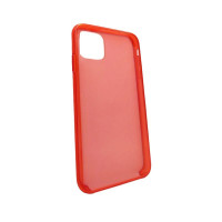 Чехол-накладка для iPhone 11 TTech Clear Plastic Series red