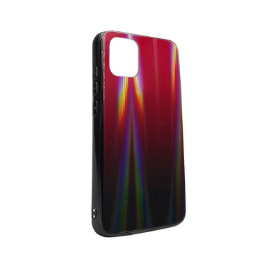 Чехол-накладка для iPhone 11 TTech Glass Gradient Series 2 red/black