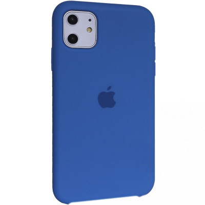 Чехол-накладка для iPhone 11 TTech Original Silicone Series Royal Blue (3)