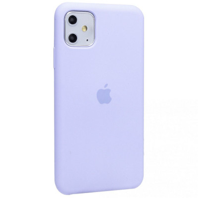 Чехол-накладка для iPhone 11 TTech Original Silicone Series Lavender Gray (7)