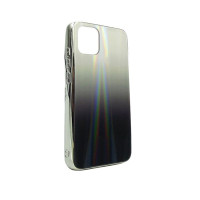 Чехол-накладка для iPhone 11 TTech Glass Gradient Series 2 white/black