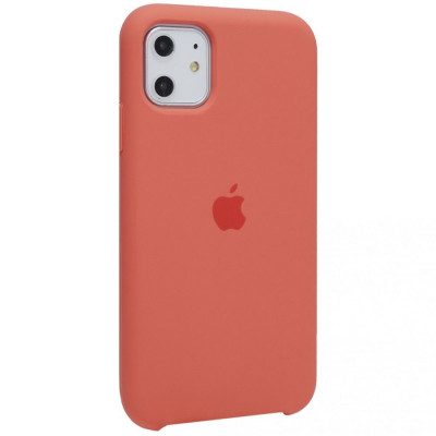 Чехол-накладка для iPhone 11 TTech Original Silicone Series Orange (13)