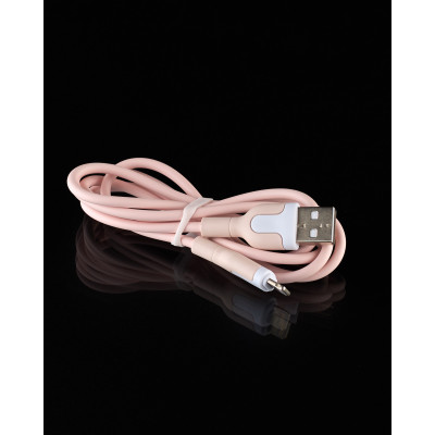 Кабель Lightning для iPhone DC (CL-12) розовый