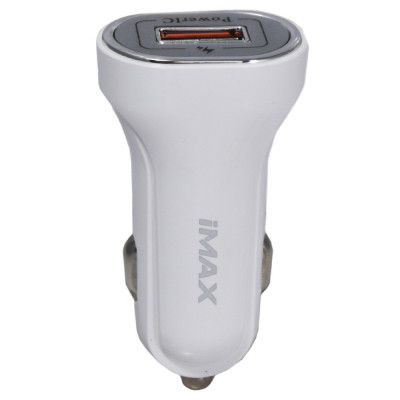 Автомобильное зарядное iMax CC-28 1 USB 3.1 A Белый