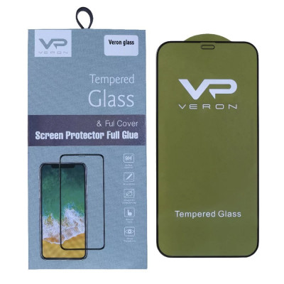 Защитное стекло для iPhone X, XS, 11 Pro Veron Slim Full Series Черный
