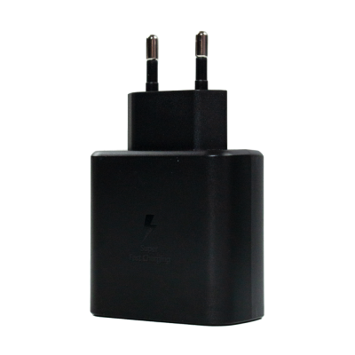 Сетевое зарядное (СЗУ) TTech 45W PD Adapter USB-C with cable Type-C to Type-C Black (108927)