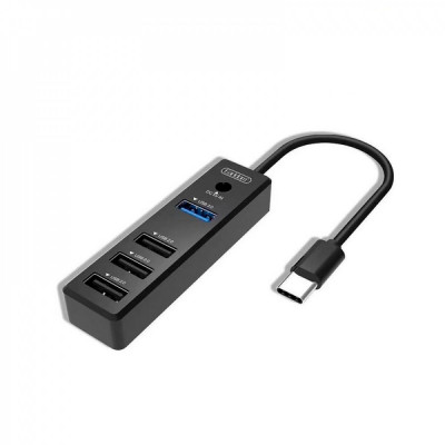 USB-хаб Type C Earldom ET-HUB08 Черный