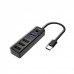 USB-хаб Type C Earldom ET-HUB08 Черный