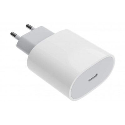 Сетевое зарядное (СЗУ) для Apple iPhone A2347 PD/USB-C/20W/3A Белый