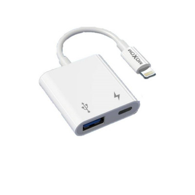 Переходник Lightning-USB+Type C Moxom MX-AX25 Белый ()