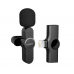 Беспроводной петличный микрофон для телефона Type-C Earldom ET-MC3 Черный