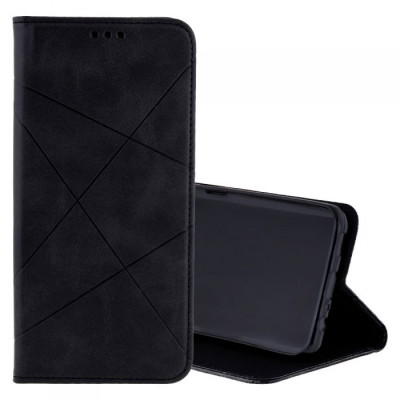 Чехол-книжка для Xiaomi Poco M3/Redmi 9T TTech Business Leather Series Чёрный