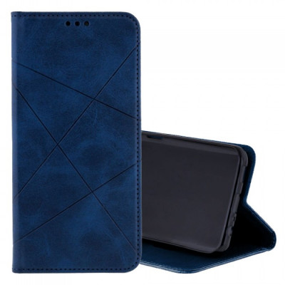 Чехол-книжка для Xiaomi Redmi Note 10/Redmi Note 10s TTech Business Leather Series Синий