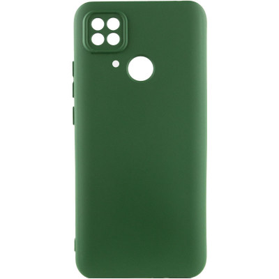 Чехол для Xiaomi Redmi 10C Lakshmi Silicone Cover Full Camera (A) Зеленый/Dark green