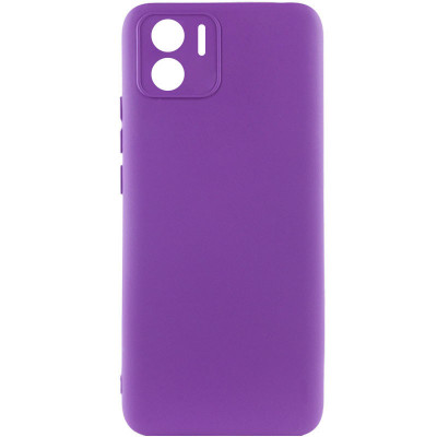Чехол для Xiaomi Redmi A1 Lakshmi Silicone Cover Full Camera (A) Фиолетовый/Purple