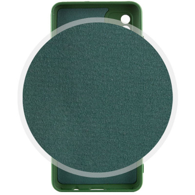 Чехол для Xiaomi Redmi Note 12S Lakshmi Silicone Cover Full Camera (A) Зеленый/Dark green