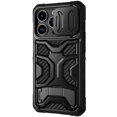 Чехол для Apple iPhone 14 Pro (6.1") Nillkin CamShield Adventurer Pro (шторка на камеру) Armor Black