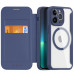 Чехол-книжка для iPhone 13 Pro Dux Ducis Skin X Pro (MagSafe) Blue