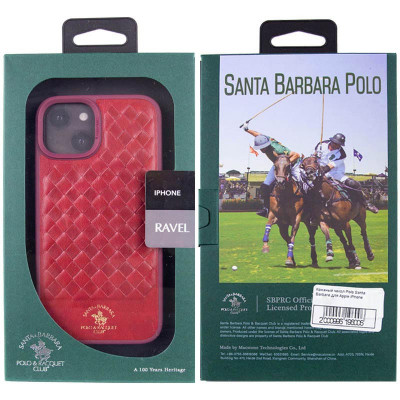 Чехол для Apple iPhone 14 Plus (6.7") Polo Santa Barbara Red