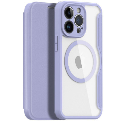 Чехол-книжка для iPhone 13 Pro Dux Ducis Skin X Pro (MagSafe) Purple