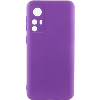 Чехол для Xiaomi 12T/12T Pro Lakshmi Silicone Cover Full Camera (A) Фиолетовый/Purple