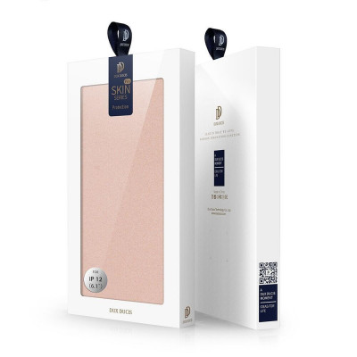 Чехол-книжка для iPhone 14 Pro Dux Ducis Skin Pro Rose Gold