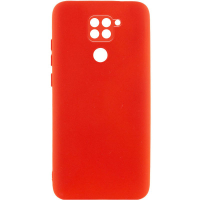 Чехол для Xiaomi Redmi Note 9/Redmi 10X Lakshmi Silicone Cover Full Camera (A) Красный/Red
