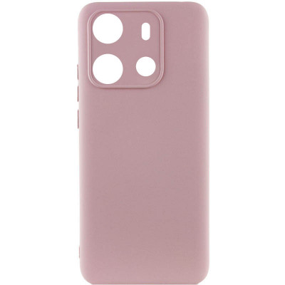 Чехол для Tecno Spark Go 2023 Lakshmi Silicone Cover Full Camera (A) Розовый/Pink Sand