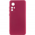 Чехол для Xiaomi Redmi Note 12S Lakshmi Silicone Cover Full Camera (A) Бордовый/Marsala