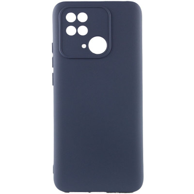 Чехол для Xiaomi Redmi 10C Lakshmi Silicone Cover Full Camera (A) Синий/Midnight Blue