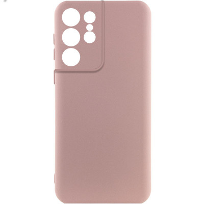 Чехол для Samsung Galaxy S23 Ultra Lakshmi Silicone Cover Full Camera (A) Розовый/Pink Sand