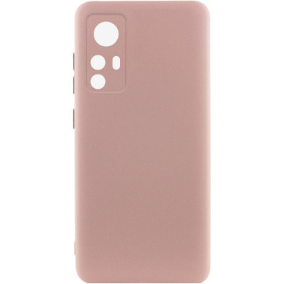 Чехол для Xiaomi 12T/12T Pro Lakshmi Silicone Cover Full Camera (A) Розовый/Pink Sand