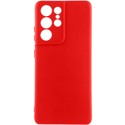 Чехол для Samsung Galaxy S23 Ultra Lakshmi Silicone Cover Full Camera (A) Красный/Red