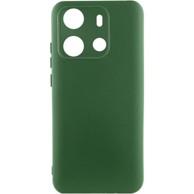 Чехол для Tecno Spark Go 2023 Lakshmi Silicone Cover Full Camera (A) Зеленый/Dark green