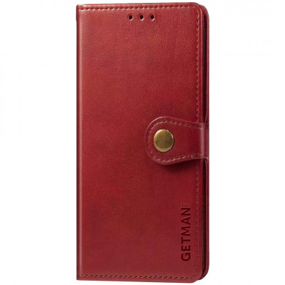 Чехол-книжка для Xiaomi Redmi 10C GETMAN Gallant Красный