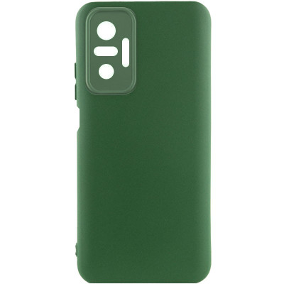 Чехол для Xiaomi Redmi Note 10 Pro/10 Pro Max Lakshmi Silicone Cover Full Camera (AAA) Зеленый/Cyprus Green