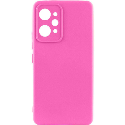 Чехол для Xiaomi Redmi 12 Lakshmi Silicone Cover Full Camera (AAA) Розовый/Barbie pink