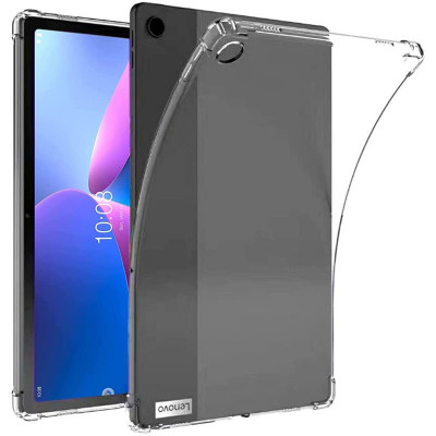 Чехол для Lenovo Tab M10 Plus FHD (2 Gen) Epik Ease Color с усиленными углами Прозрачный