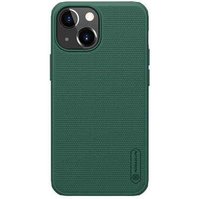 Чехол для Apple iPhone 13/14 (6.1") Nillkin Matte Pro Зеленый/Deep Green