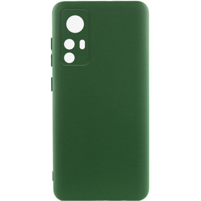 Чехол для Xiaomi 12T/12T Pro Lakshmi Silicone Cover Full Camera (A) Зеленый/Dark green