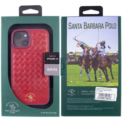 Чехол для Apple iPhone 14 (6.1") Polo Santa Barbara Red