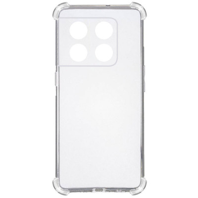 Чехол для OnePlus 10T GETMAN Ease logo усиленные углы Бесцветный (прозрачный)