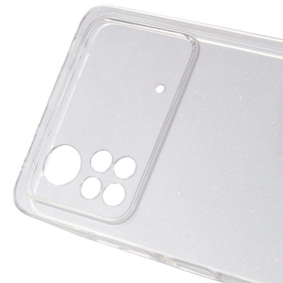 Чехол для Xiaomi Poco X4 Pro 5G Molan Cano Jelly Sparkle Прозрачный