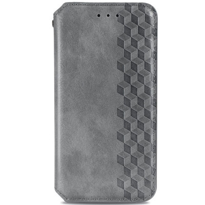 Чехол-книжка для Xiaomi 12T/12T Pro GETMAN Cubic Серый